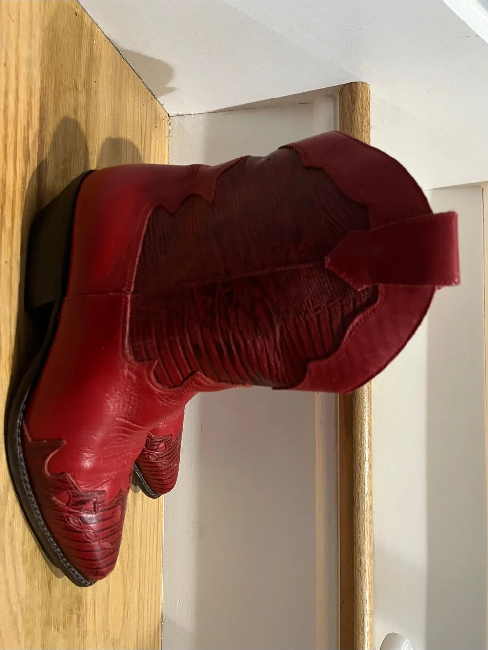 Kids Red Western Cowboy Boots - Classic Cowboy Style